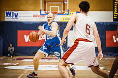 Basketball, win2day Basketball Superliga 2022/23, Grunddurchgang 8.Runde, Traiskirchen Lions, Oberwart Gunners, Sebastian Käferle (7)
