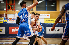 Basketball, win2day Basketball Superliga 2022/23, Grunddurchgang 8.Runde, Traiskirchen Lions, Oberwart Gunners, Aleksandar Andjelkovic (7)