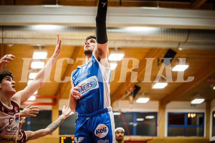 Basketball, win2day Basketball Superliga 2022/23, Grunddurchgang 8.Runde, Traiskirchen Lions, Oberwart Gunners, Jack Rauch (11)