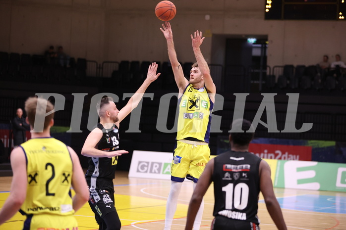 27.11.2022, Graz, Raiffeisen Sportpark Graz, Basketball Superliga 2022/23, Grunddurchgang, Runde 8, UBSC Raiffeisen Graz vs. Raiffeisen Flyers Wels 