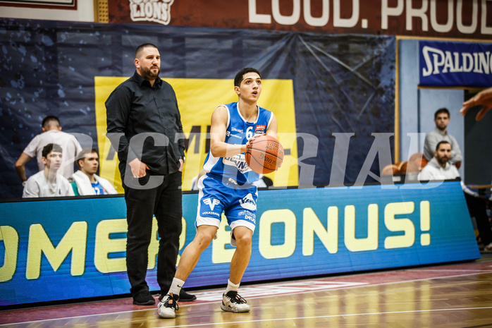 Basketball, win2day Basketball Superliga 2022/23, Grunddurchgang 8.Runde, Traiskirchen Lions, Oberwart Gunners, Magdy Abou-Ahmed (6)