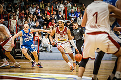Basketball, win2day Basketball Superliga 2022/23, Grunddurchgang 8.Runde, Traiskirchen Lions, Oberwart Gunners, Evan Taylor (10)