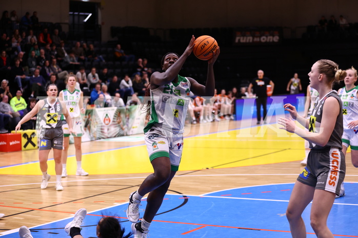 23.03.2024, Graz, Raiffeisen Sportpark, Basketball Damen Superliga 2023/24, Semifinale, Spiel 2, UBI Holding Graz - BK Raiffeisen Duchess Klosterneuburg,  