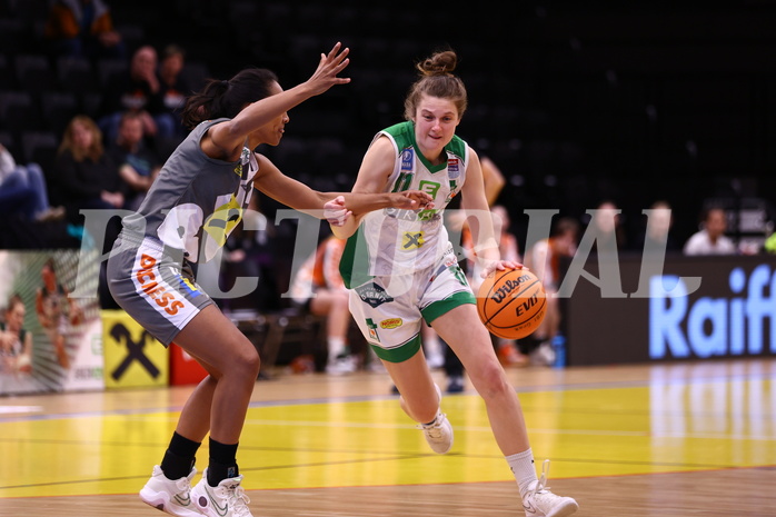 23.03.2024, Graz, Raiffeisen Sportpark, Basketball Damen Superliga 2023/24, Semifinale, Spiel 2, UBI Holding Graz - BK Raiffeisen Duchess Klosterneuburg,  