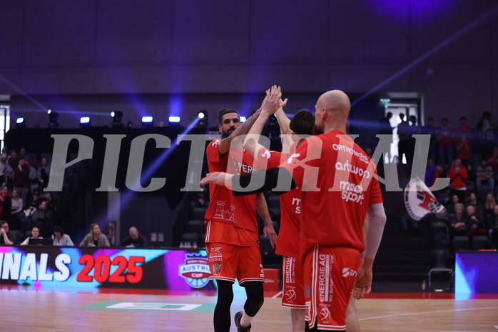 18.01.2025, Graz, Raiffeisen Sportpark, Basketball Austria Cup 2025, Final Four, Semifinale, Flyer Wels vs BBC Nord,  