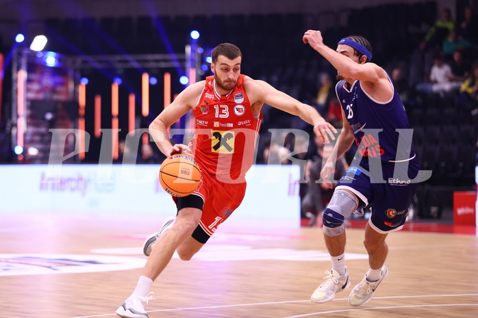 18.01.2025, Graz, Raiffeisen Sportpark, Basketball Austria Cup 2025, Final Four, Semifinale, Flyer Wels vs BBC Nord,  