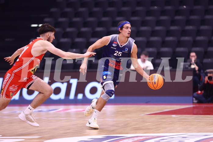 18.01.2025, Graz, Raiffeisen Sportpark, Basketball Austria Cup 2025, Final Four, Semifinale, Flyer Wels vs BBC Nord,  