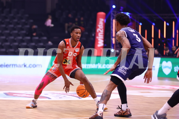 18.01.2025, Graz, Raiffeisen Sportpark, Basketball Austria Cup 2025, Final Four, Semifinale, Flyer Wels vs BBC Nord,  