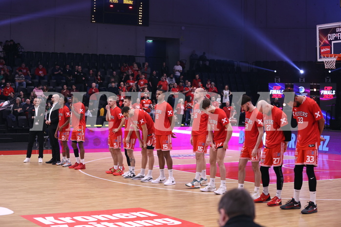 18.01.2025, Graz, Raiffeisen Sportpark, Basketball Austria Cup 2025, Final Four, Semifinale, Flyer Wels vs BBC Nord,  