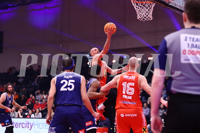 18.01.2025, Graz, Raiffeisen Sportpark, Basketball Austria Cup 2025, Final Four, Semifinale, Flyer Wels vs BBC Nord,  