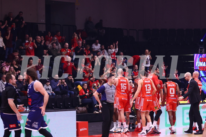 18.01.2025, Graz, Raiffeisen Sportpark, Basketball Austria Cup 2025, Final Four, Semifinale, Flyer Wels vs BBC Nord,  