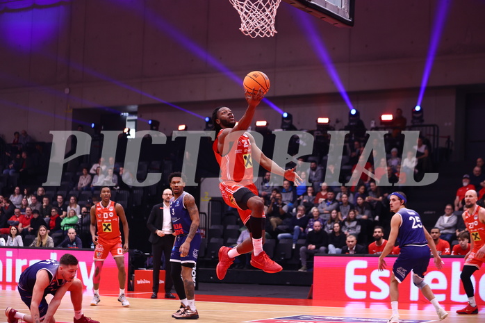 18.01.2025, Graz, Raiffeisen Sportpark, Basketball Austria Cup 2025, Final Four, Semifinale, Flyer Wels vs BBC Nord,  