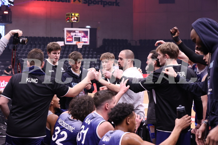 18.01.2025, Graz, Raiffeisen Sportpark, Basketball Austria Cup 2025, Final Four, Semifinale, Flyer Wels vs BBC Nord,  