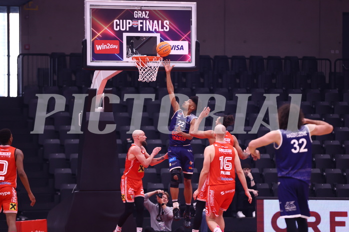 18.01.2025, Graz, Raiffeisen Sportpark, Basketball Austria Cup 2025, Final Four, Semifinale, Flyer Wels vs BBC Nord,  