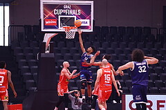 18.01.2025, Graz, Raiffeisen Sportpark, Basketball Austria Cup 2025, Final Four, Semifinale, Flyer Wels vs BBC Nord,  