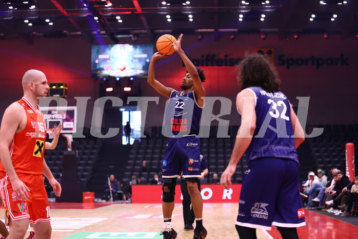 18.01.2025, Graz, Raiffeisen Sportpark, Basketball Austria Cup 2025, Final Four, Semifinale, Flyer Wels vs BBC Nord,  
