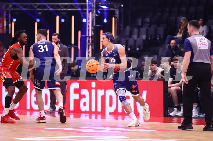 18.01.2025, Graz, Raiffeisen Sportpark, Basketball Austria Cup 2025, Final Four, Semifinale, Flyer Wels vs BBC Nord,  