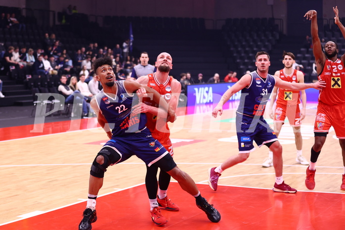 18.01.2025, Graz, Raiffeisen Sportpark, Basketball Austria Cup 2025, Final Four, Semifinale, Flyer Wels vs BBC Nord,  