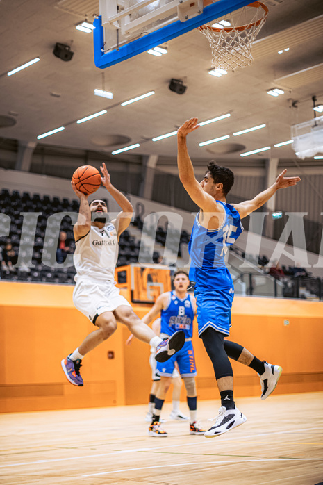 Basketball, Basketball Zweite Liga 2022/23, Grunddurchgang 11.Runde, Basket Flames, Pirlo Kufstein Towers, Faiz Jakob (27)