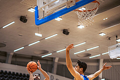 Basketball, Basketball Zweite Liga 2022/23, Grunddurchgang 11.Runde, Basket Flames, Pirlo Kufstein Towers, Faiz Jakob (27)
