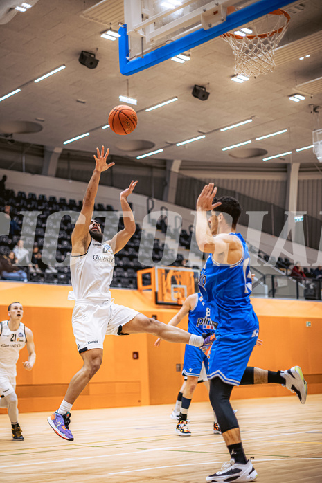 Basketball, Basketball Zweite Liga 2022/23, Grunddurchgang 11.Runde, Basket Flames, Pirlo Kufstein Towers, Faiz Jakob (27)
