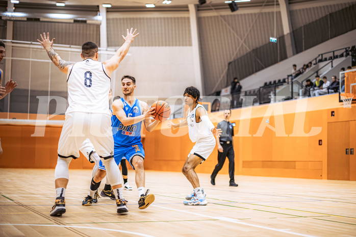 Basketball, Basketball Zweite Liga 2022/23, Grunddurchgang 11.Runde, Basket Flames, Pirlo Kufstein Towers, Luka Bozak (6)