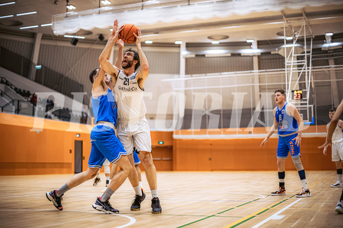 Basketball, Basketball Zweite Liga 2022/23, Grunddurchgang 11.Runde, Basket Flames, Pirlo Kufstein Towers, Evan Frank (24)