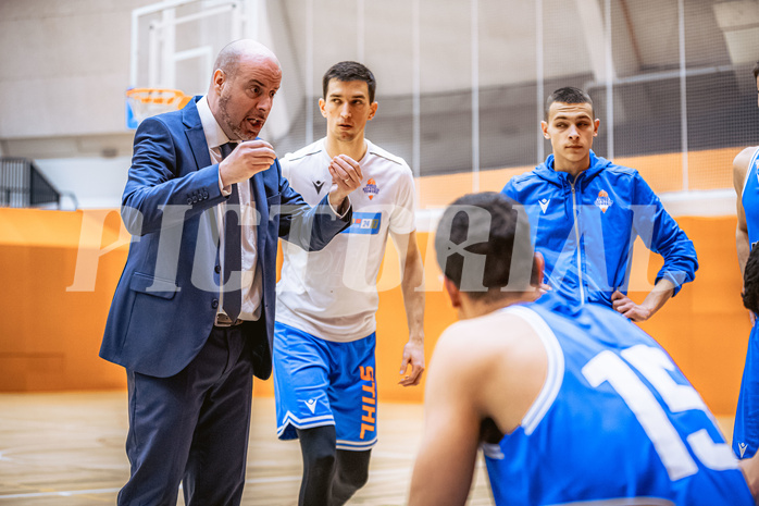 Basketball, Basketball Zweite Liga 2022/23, Grunddurchgang 11.Runde, Basket Flames, Pirlo Kufstein Towers, Hunor Harkai (Head Coach)