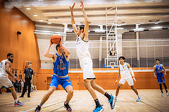 Basketball, Basketball Zweite Liga 2022/23, Grunddurchgang 11.Runde, Basket Flames, Pirlo Kufstein Towers, Fabio Thaler (13)