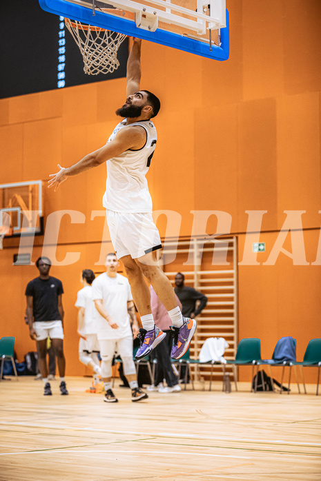 Basketball, Basketball Zweite Liga 2022/23, Grunddurchgang 11.Runde, Basket Flames, Pirlo Kufstein Towers, Faiz Jakob (27)
