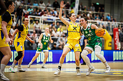 Basketball, Win2Day Basketball Damen Superliga 2023/24, Playoff, Finale Spiel 3, SKN St. Pölten, UBI Graz, Michaela Wildbacher (9), Simone Schwarzinger (7)