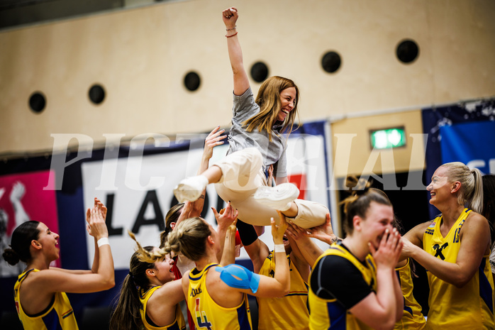 Basketball, Win2Day Basketball Damen Superliga 2023/24, Playoff, Finale Spiel 3, SKN St. Pölten, UBI Graz, 