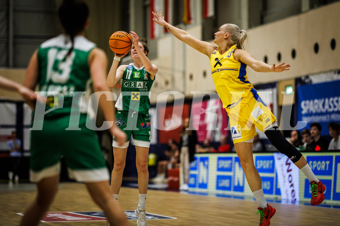 Basketball, Win2Day Basketball Damen Superliga 2023/24, Playoff, Finale Spiel 3, SKN St. Pölten, UBI Graz, Camilla Neumann (11)