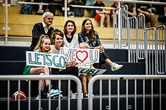 Basketball, Win2Day Basketball Damen Superliga 2023/24, Playoff, Finale Spiel 3, SKN St. Pölten, UBI Graz, fans, feature