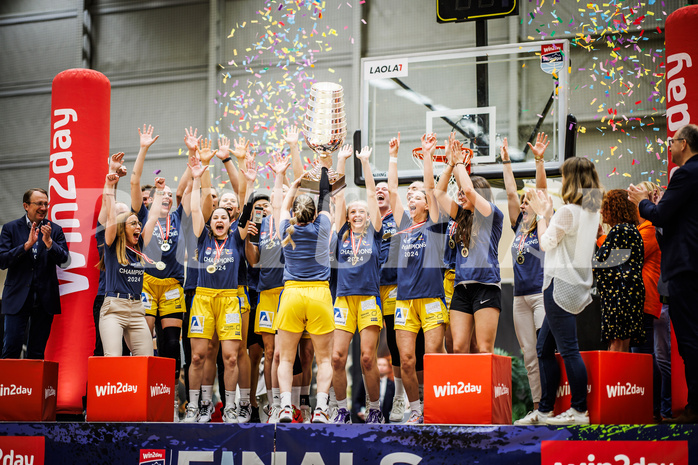 Basketball, Win2Day Basketball Damen Superliga 2023/24, Playoff, Finale Spiel 3, SKN St. Pölten, UBI Graz, 