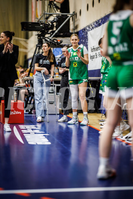 Basketball, Win2Day Basketball Damen Superliga 2023/24, Playoff, Finale Spiel 3, SKN St. Pölten, UBI Graz, Lenny Jacimovic (27)