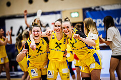 Basketball, Win2Day Basketball Damen Superliga 2023/24, Playoff, Finale Spiel 3, SKN St. Pölten, UBI Graz, SKN St. Pölten, feiern