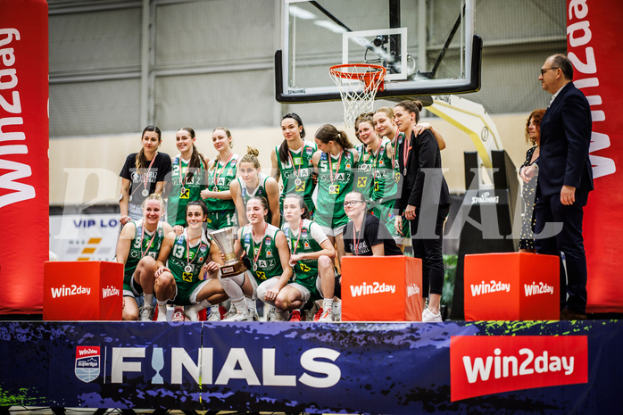 Basketball, Win2Day Basketball Damen Superliga 2023/24, Playoff, Finale Spiel 3, SKN St. Pölten, UBI Graz, 