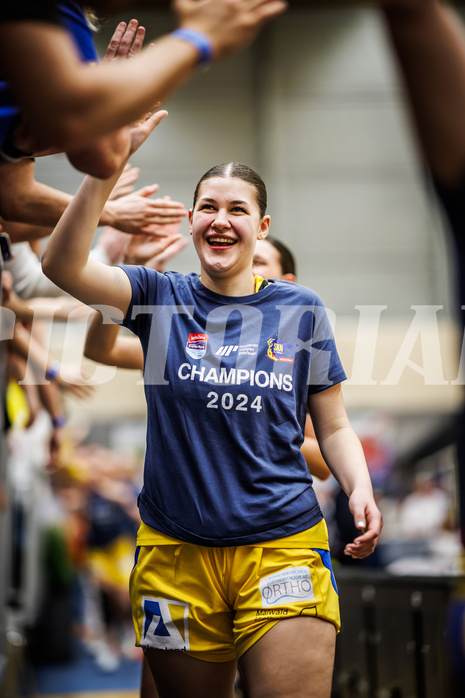 Basketball, Win2Day Basketball Damen Superliga 2023/24, Playoff, Finale Spiel 3, SKN St. Pölten, UBI Graz, 