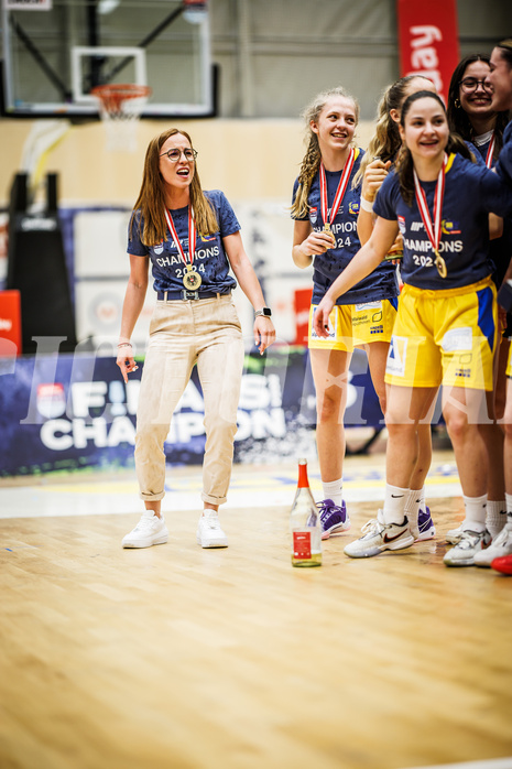 Basketball, Win2Day Basketball Damen Superliga 2023/24, Playoff, Finale Spiel 3, SKN St. Pölten, UBI Graz, 