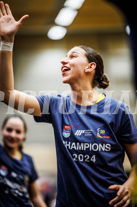 Basketball, Win2Day Basketball Damen Superliga 2023/24, Playoff, Finale Spiel 3, SKN St. Pölten, UBI Graz, 