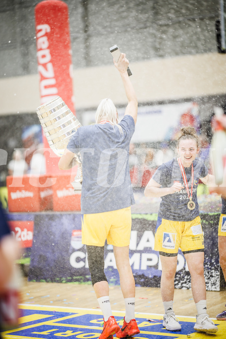 Basketball, Win2Day Basketball Damen Superliga 2023/24, Playoff, Finale Spiel 3, SKN St. Pölten, UBI Graz, 