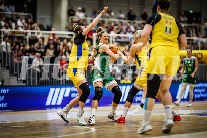 Basketball, Win2Day Basketball Damen Superliga 2023/24, Playoff, Finale Spiel 3, SKN St. Pölten, UBI Graz, Simone Sill (15)