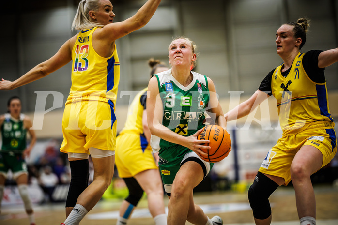 Basketball, Win2Day Basketball Damen Superliga 2023/24, Playoff, Finale Spiel 3, SKN St. Pölten, UBI Graz, Johanna Maresch (9)