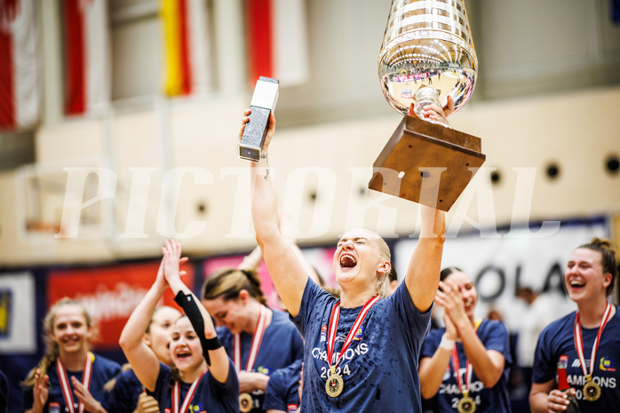 Basketball, Win2Day Basketball Damen Superliga 2023/24, Playoff, Finale Spiel 3, SKN St. Pölten, UBI Graz, 