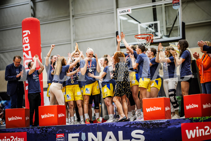 Basketball, Win2Day Basketball Damen Superliga 2023/24, Playoff, Finale Spiel 3, SKN St. Pölten, UBI Graz, 