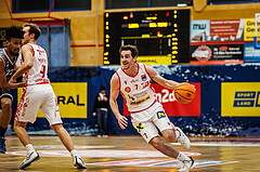 Basketball, win2day Basketball Superliga 2024/25, Grunddurchgang 20.Runde, Traiskirchen Lions, BBC Nord Dragonz, Benedikt Güttl (7)