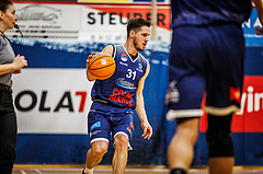 Basketball, win2day Basketball Superliga 2024/25, Grunddurchgang 20.Runde, Traiskirchen Lions, BBC Nord Dragonz, Emilio Banic (31)