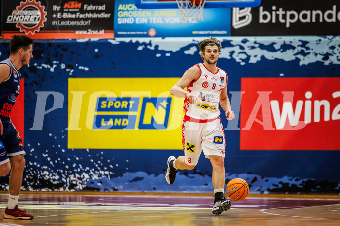Basketball, win2day Basketball Superliga 2024/25, Grunddurchgang 20.Runde, Traiskirchen Lions, BBC Nord Dragonz, Moritz Lanegger-Rest (8)