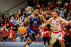Basketball, win2day Basketball Superliga 2024/25, Grunddurchgang 20.Runde, Traiskirchen Lions, BBC Nord Dragonz, Jalen Green (22)